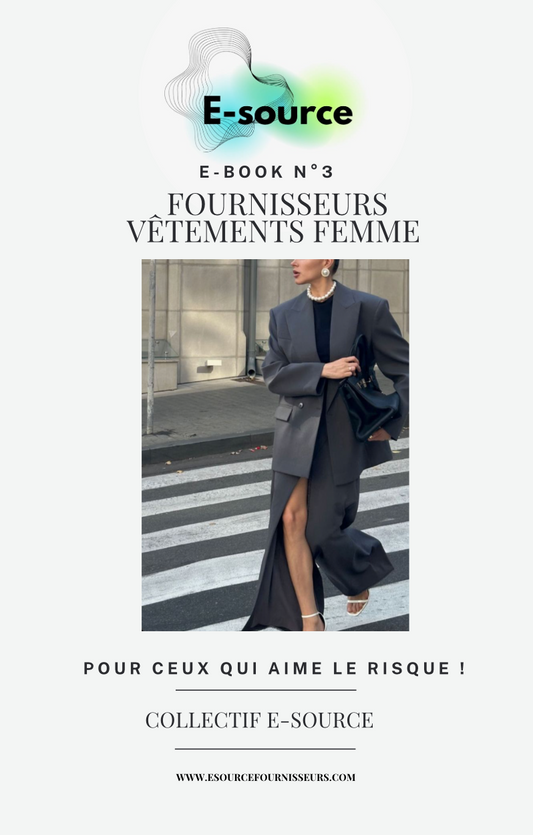 E-BOOK N°3 - FOURNISSEURS VÊTEMENTS FEMME FRANCE